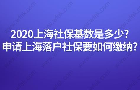 2020上海社保基数是多少?申请上海落户社保要如何缴纳?