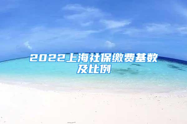 2022上海社保缴费基数及比例