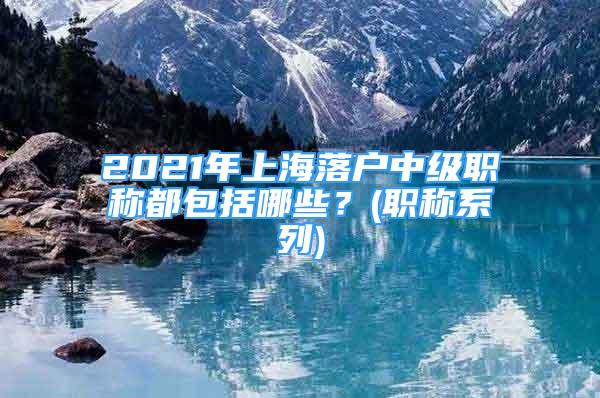 2021年上海落户中级职称都包括哪些？(职称系列)