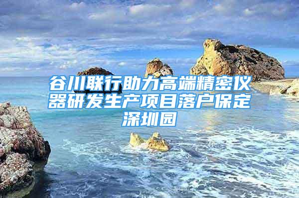 谷川联行助力高端精密仪器研发生产项目落户保定深圳园