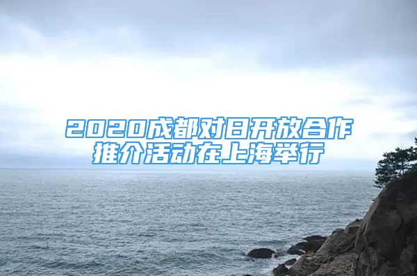 2020成都对日开放合作推介活动在上海举行