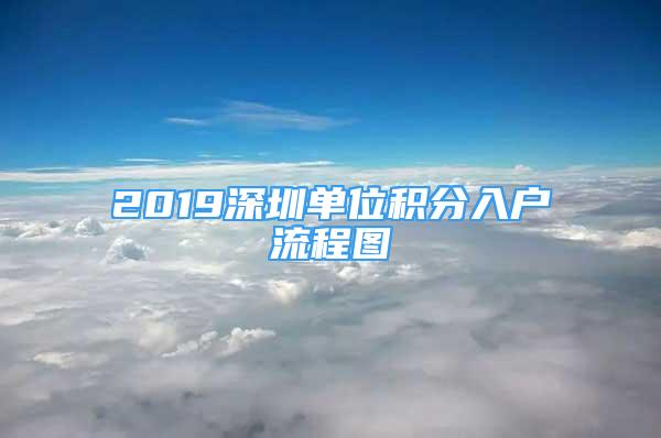 2019深圳单位积分入户流程图