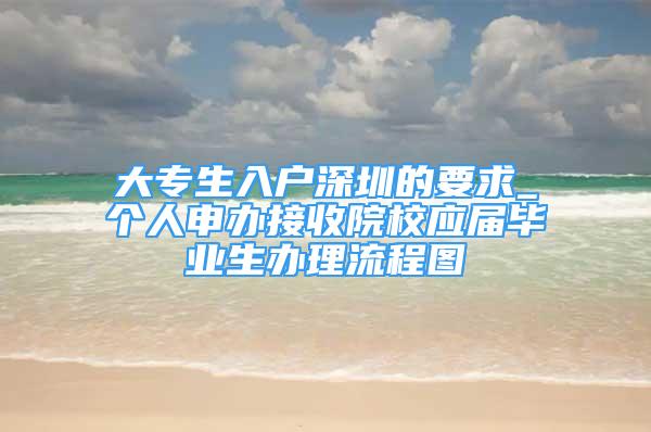 大专生入户深圳的要求_个人申办接收院校应届毕业生办理流程图