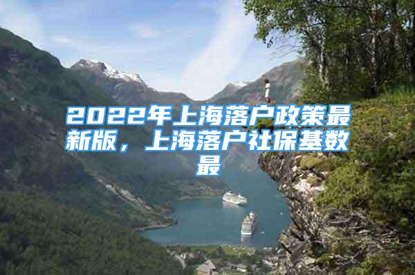 2022年上海落户政策最新版，上海落户社保基数最