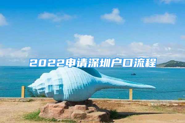 2022申请深圳户口流程