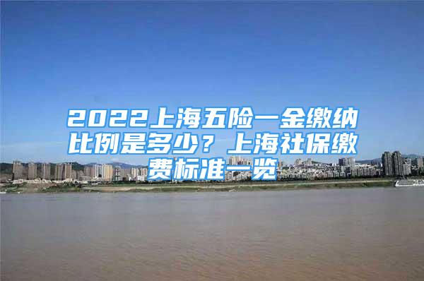 2022上海五险一金缴纳比例是多少？上海社保缴费标准一览