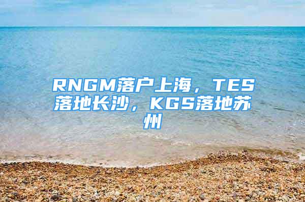 RNGM落户上海，TES落地长沙，KGS落地苏州