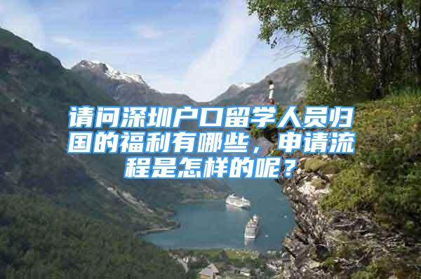 请问深圳户口留学人员归国的福利有哪些，申请流程是怎样的呢？