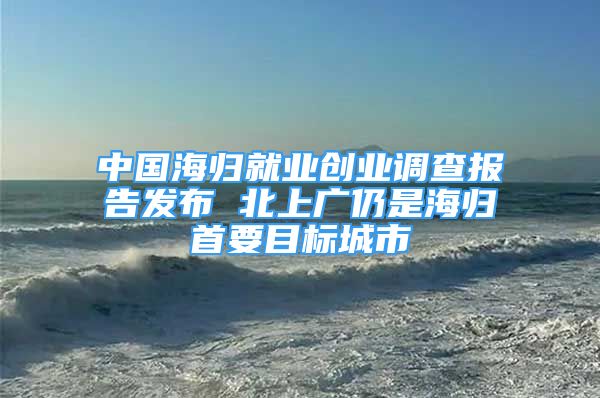 中国海归就业创业调查报告发布 北上广仍是海归首要目标城市